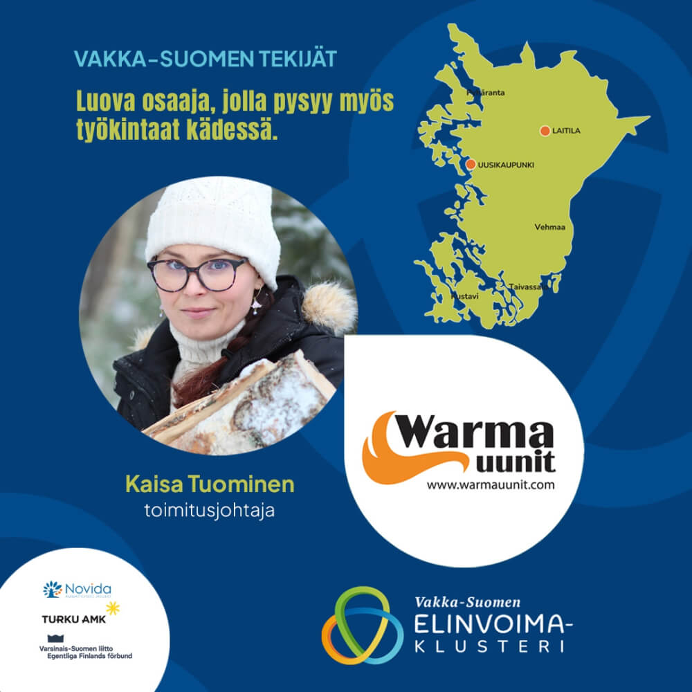 Vakka-Suomen Elinvoimaklusteri - Vakka-Suomen tekijät kuvat